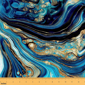 Marble Pattern Fabric by The Yard Ink Fluid Marbling DIY