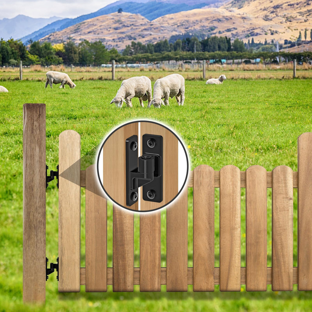 4.9" Heavy Duty Gate Hinges, Wall Mount Female Male Hinges