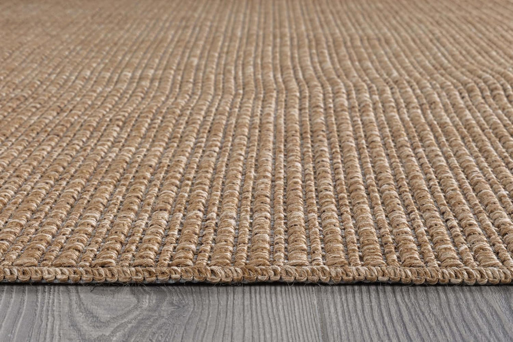 Easy Jute Natural Rug 8x10 Solid Washable Durable Outdoor Indoor Area Rugs for Living Dining Room Patio Office Stain