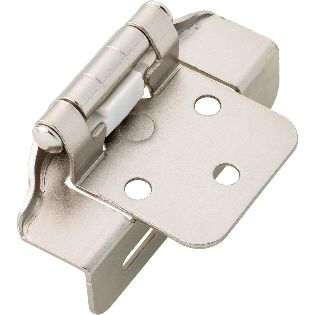 10-Pack) Self-Closing Cabinet Hinges 1/2' Semi-Wrap Overlay for Cabinet Doors Kitchen/Cabinets/Cupboards/Furniture