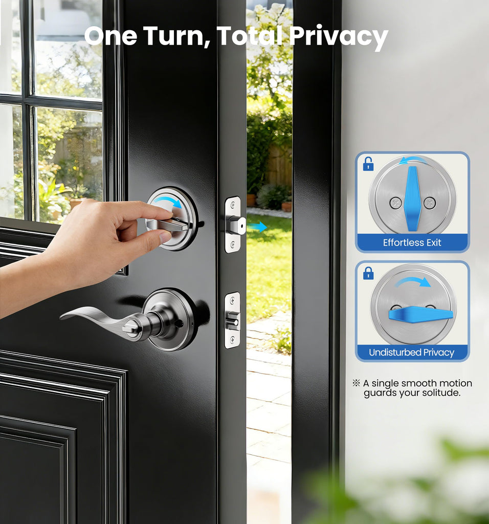 Keyed Alike Exterior Door Handle Lock Set with Deadbolt, Satin Nickel