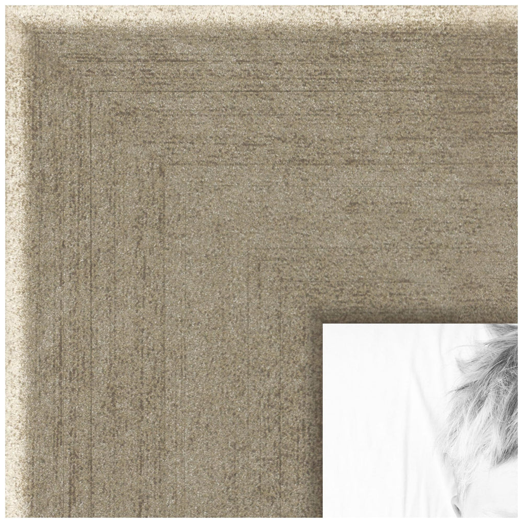 5x20 Inch Gold Picture Frame, This 1.2500 Inch Custom Poster Frame is Muted Prosecco Gold - Comes with Glass and