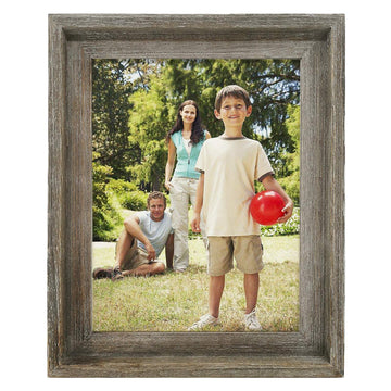 12x16 Rustic Picture Frames, Poster Frame with Farmhouse Shabby Chic Design, Photo Frames with Plexiglass Front for