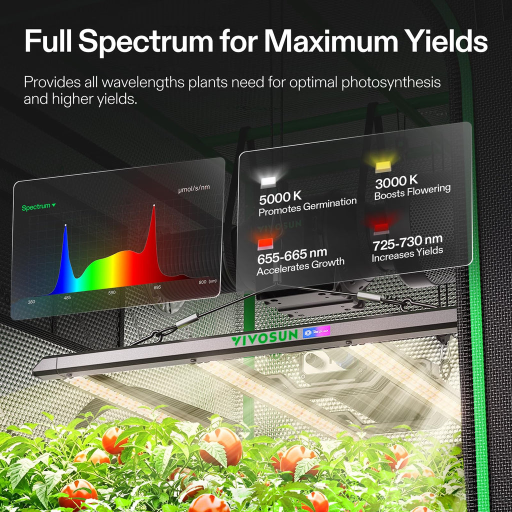 3x3 Grow Tent Kit 320W Bar Lumalight E42A+ Smart Control System