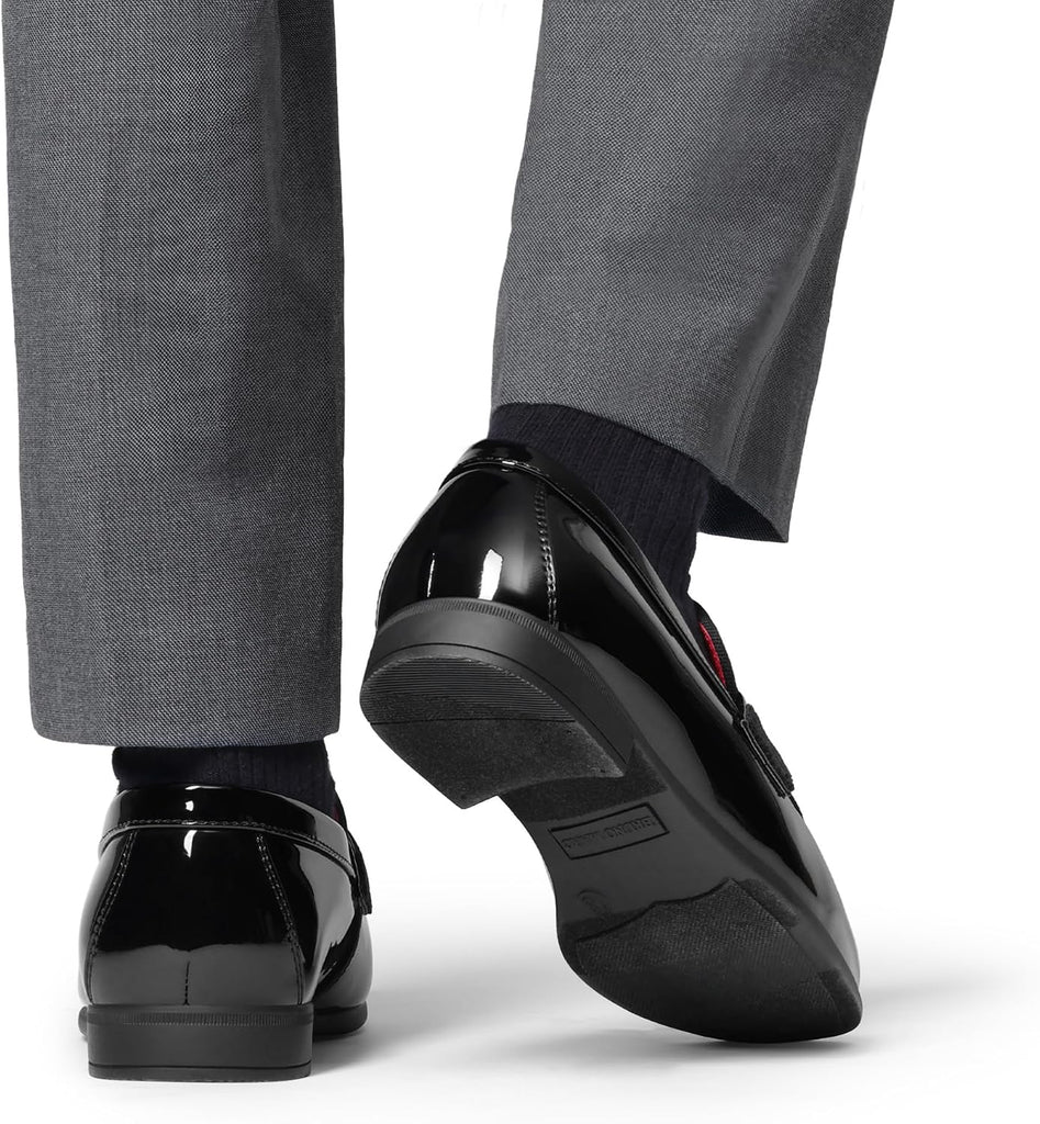 Boy's Dress Shoes Tuxedo Loafers