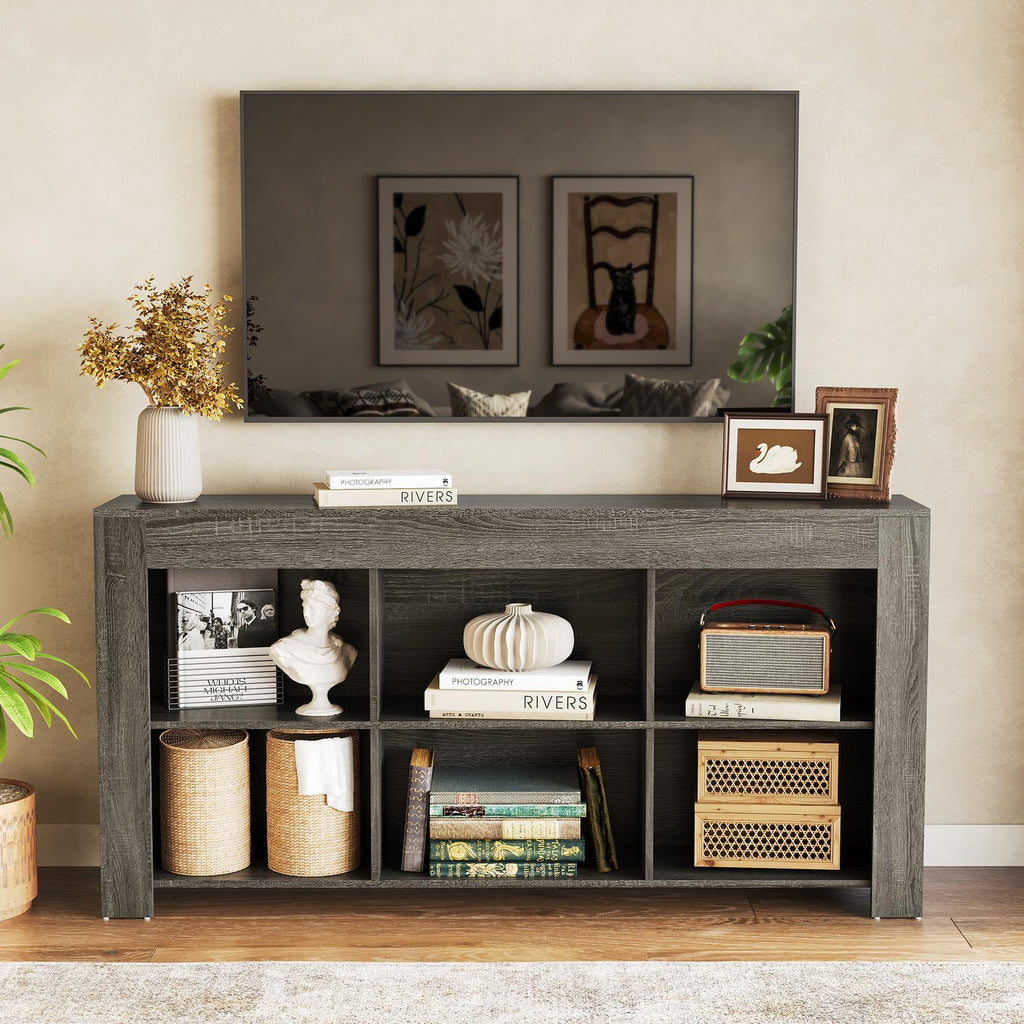TV Stand with Storage Cubes for TV up to 65" in the Living Room