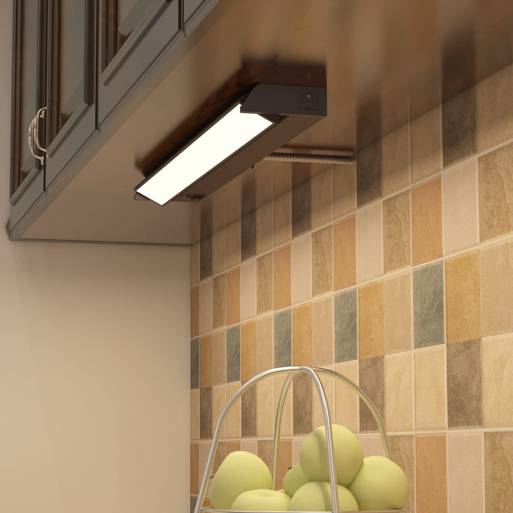 Swivel LED Under Cabinet Light, 3-CCT Selectable, Bronze