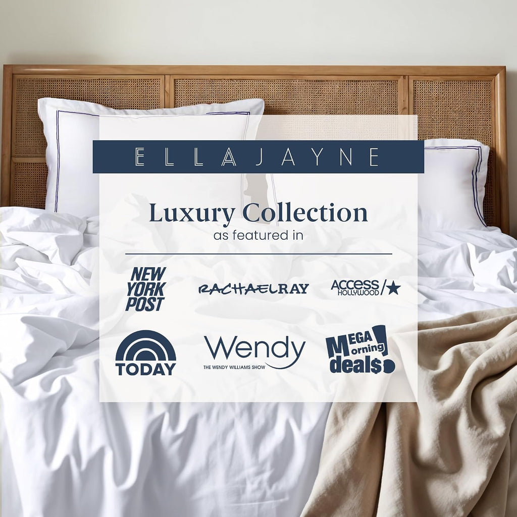 Duvet Cover Queen (3 Pieces), 100% Cotton Percale, Full/Queen, Soft, Breathable & Lightweight, Including Duvet Cover