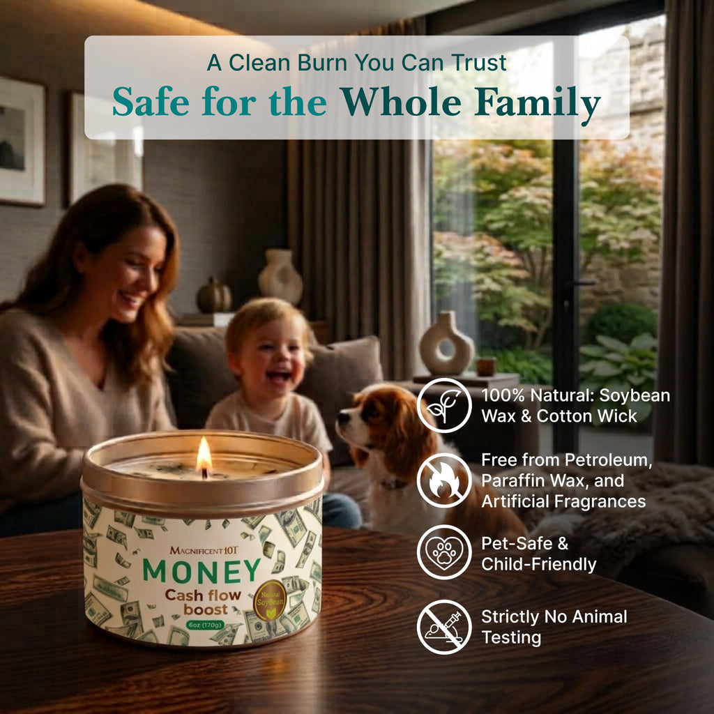Money Manifestation Tin for Cash Flow Boost, 6oz