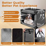 Dog Crate, Collapsible Soft Travel Crate for Large Dogs (3 Year Warranty)