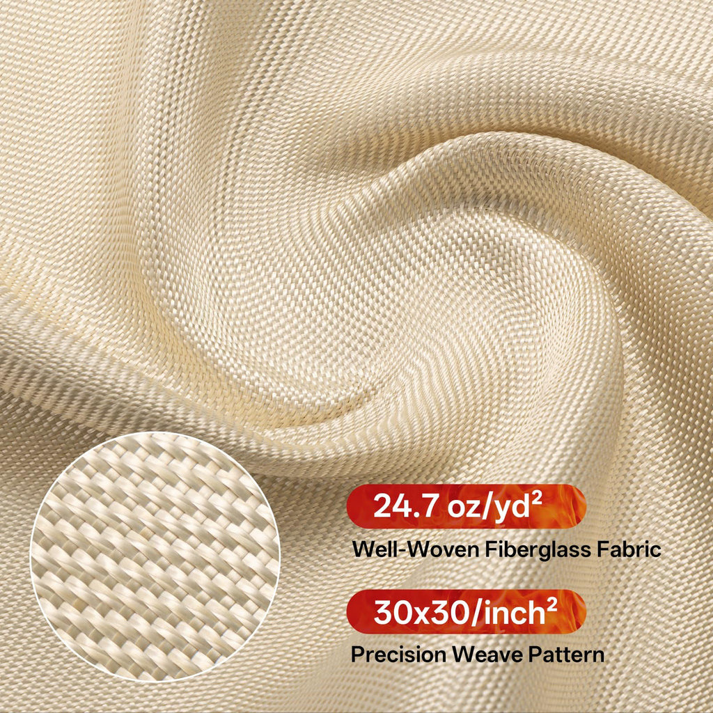 Welding Blanket Fire Resistant Large 4x6 ft - Fiberglass Flame Retardant Fabric 1022 °F High Temp Heat Shield