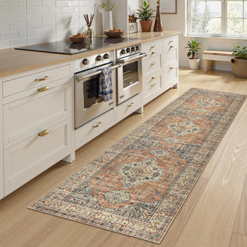Oriental Kitchen Runner Rug Non Slip, 2x8 Runners s