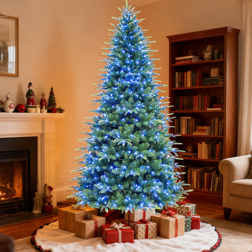 7.5 ft Pre-lit Artificial Christmas Tree with Remote Control