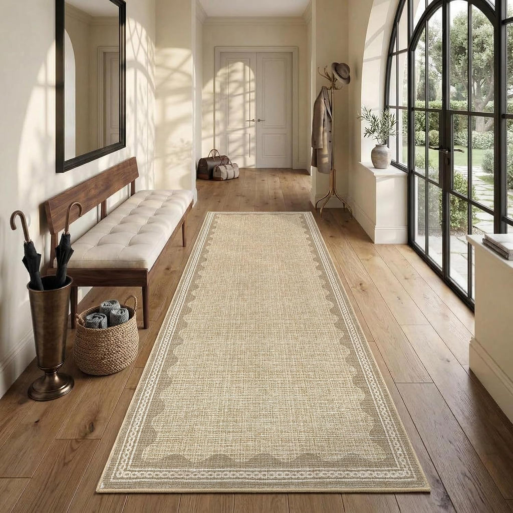 Scalloped 2x10 Runner Rug