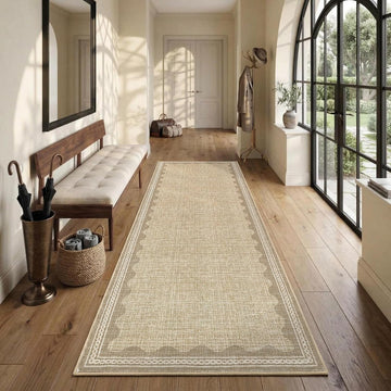 Scalloped 2x10 Runner Rug