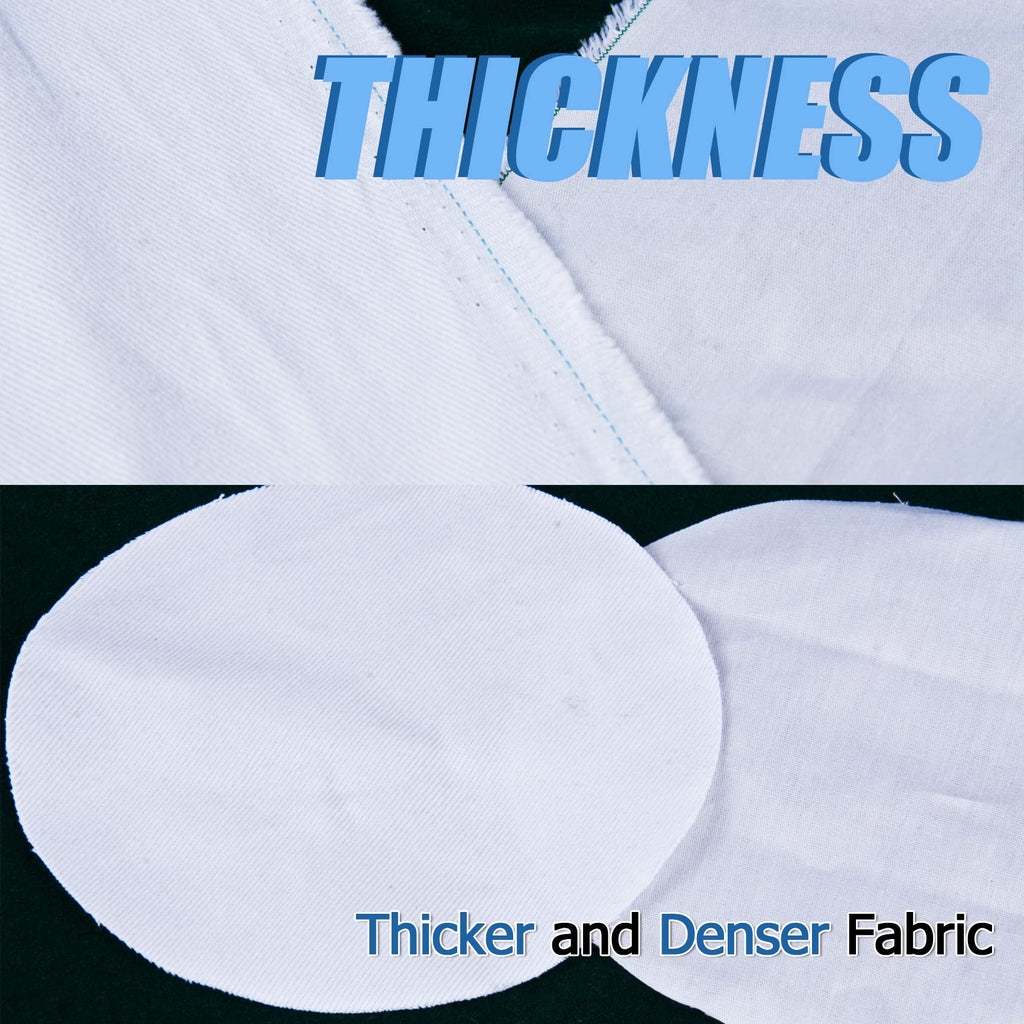 2 Yard White Twill Cotton Canvas Fabric, Natural Thick Cotton Poplin Fabric By The Yard, 59 Inches Wide 100% Cotton