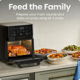 Air Fryer 6-in-1, XL 14-Quart Multifunctional Airfryer with Touchscreen Controls, Rotisserie, Food Dehydrator
