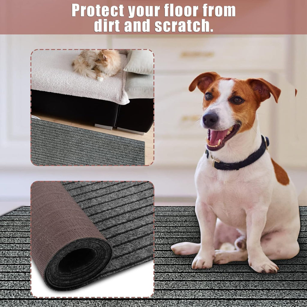 Runner Rug 2 ft x 6 ft Indoor/Outdoor Low Profile, Hallway, Kitchen, Patio, Deck Area, RV, Entryway, Garage, with