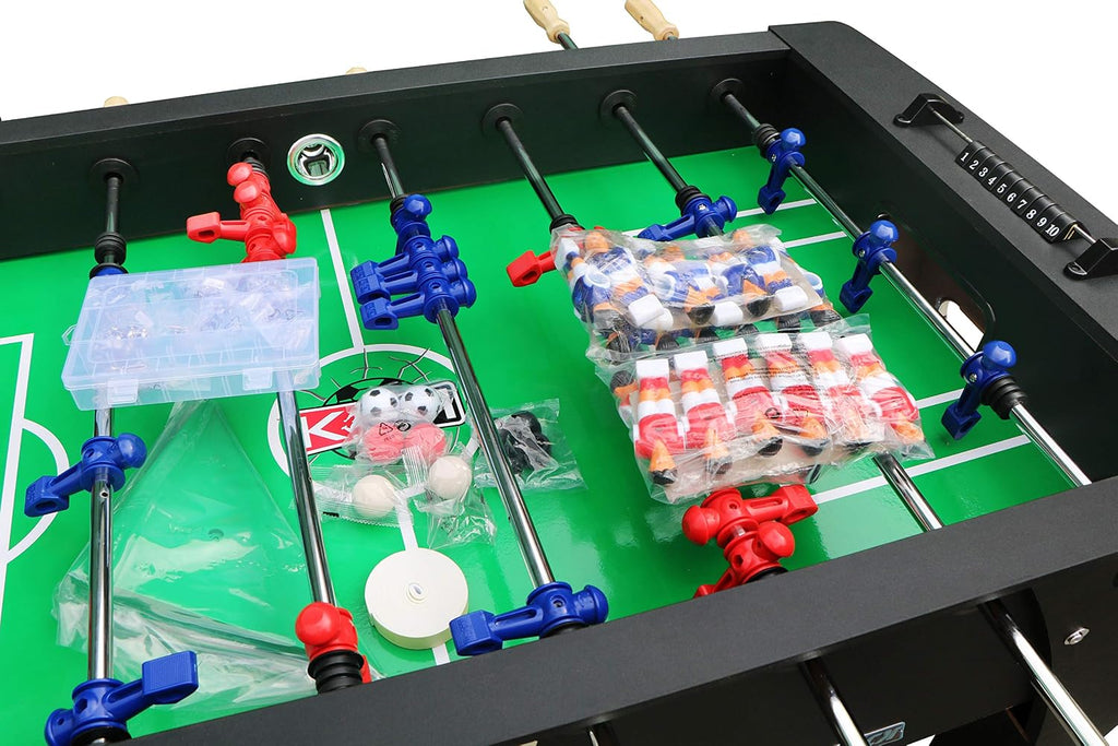 Legend 55" Foosball Table - Professional Full-Size Indoor Game for Adults & Families with Counterbalanced & Uniformed