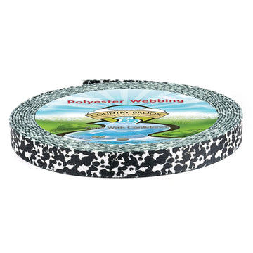Dairy Cow Polyester Webbing (3/4 Inch, 5 Yards)