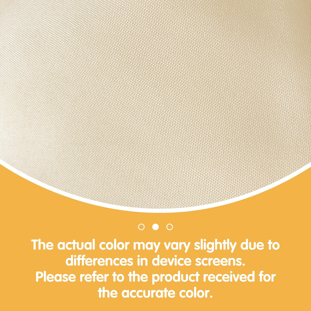 6 Pack Beige Round Tablecloths 120 Inch for 60" Tables