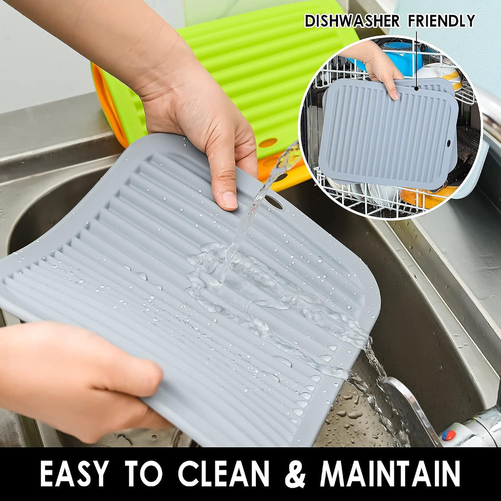 Silicone Trivets for Hot Dishes, Pots and Pans, Hot Pads Counter, Silicone Pot Holders Mats, Heat Resistant Mat