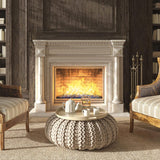 20 lbs Fire Glass for Propane Fire Pit, 1/2-Inch Reflective Fireplace Glass Rocks for Fire Pit Table, Cobalt Blue - Image 5