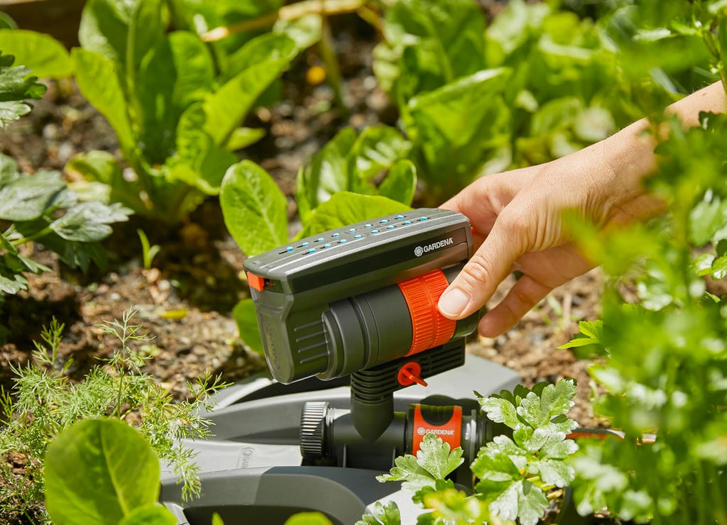 AquaZoom Compact Rectangular oscillating Sprinkler: Sprinkler for Watering Areas of 9-216 m2, Range 3-18 m, Spread