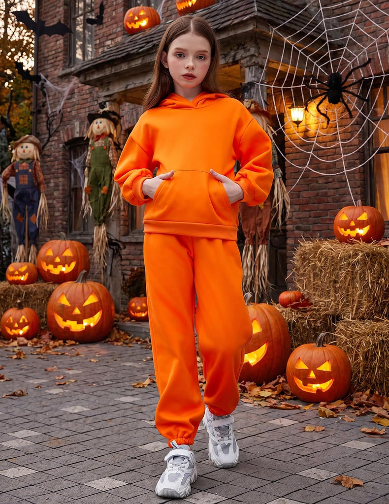 Arshinet Girls 2 Piece Outfits Oversized Sweatshirt and Sweatpant Sweatsuit