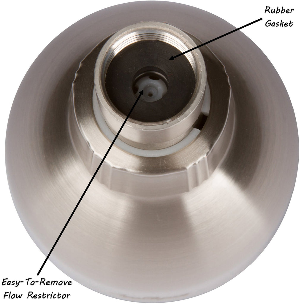 High Pressure Shower Head - 2.5 GPM - Brushed Nickel