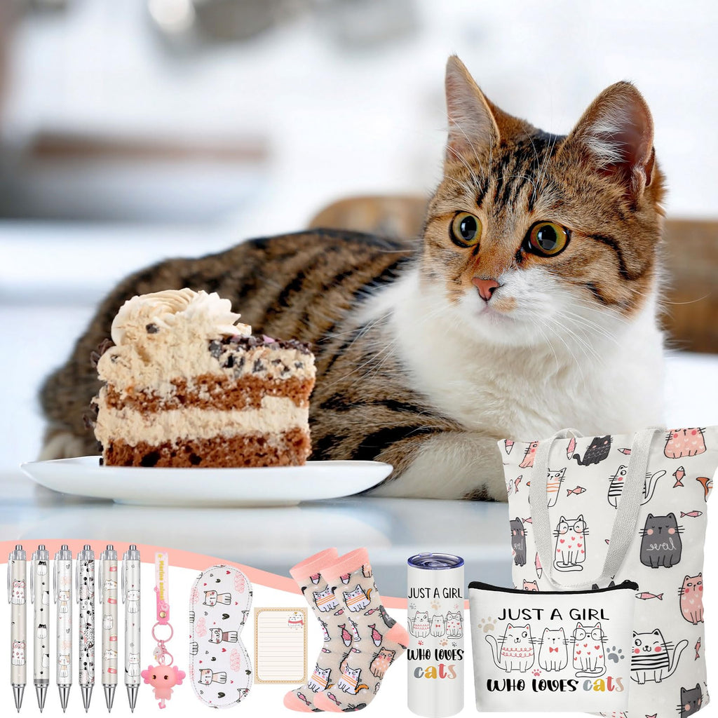 14 Set Christmas Cat Mom Gift for Women, Gifts for Cat Lover
