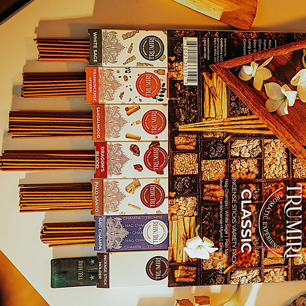 Classic Incense Sticks - Total 120 Insence-Sticks (20 Insense x 6 Inscents) - Inciensos Aromaticos Para La Casa - Set of 120