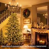 Flame Tip Clear B11 Candle Light Bulb Indoor LED Filament Chandelier Candelabra Bulb E26 Medium Base, Dimmable Warm