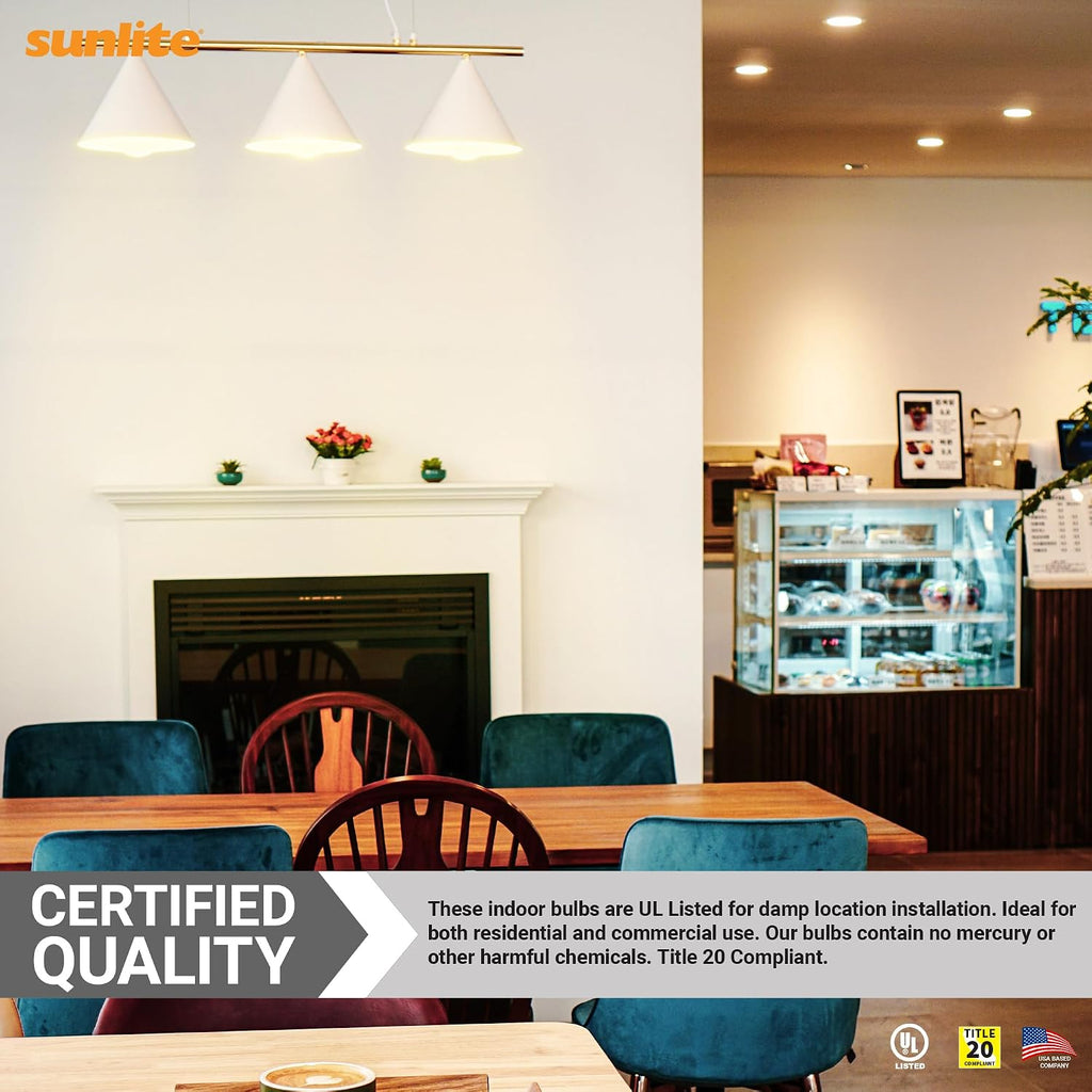 G25 Globe Light Bulbs, 6W (60W Equi.), Medium E26 Base, 500 Lmns, Dimmable Round Type G Vanity LED Bulb, Frosted, 90