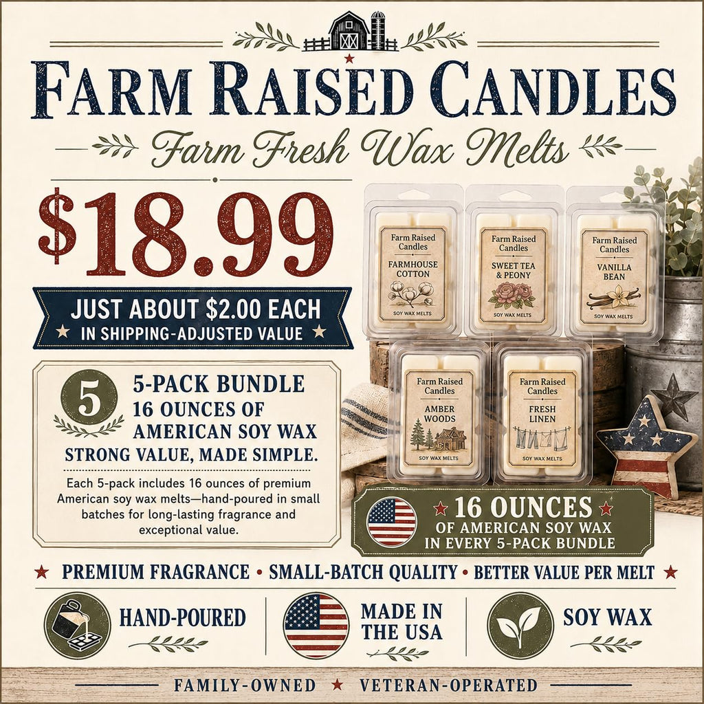 1 Pound - Fall Spice Wax Melts - American Made Soy - Hand Poured - Variety Pack, 5 Count