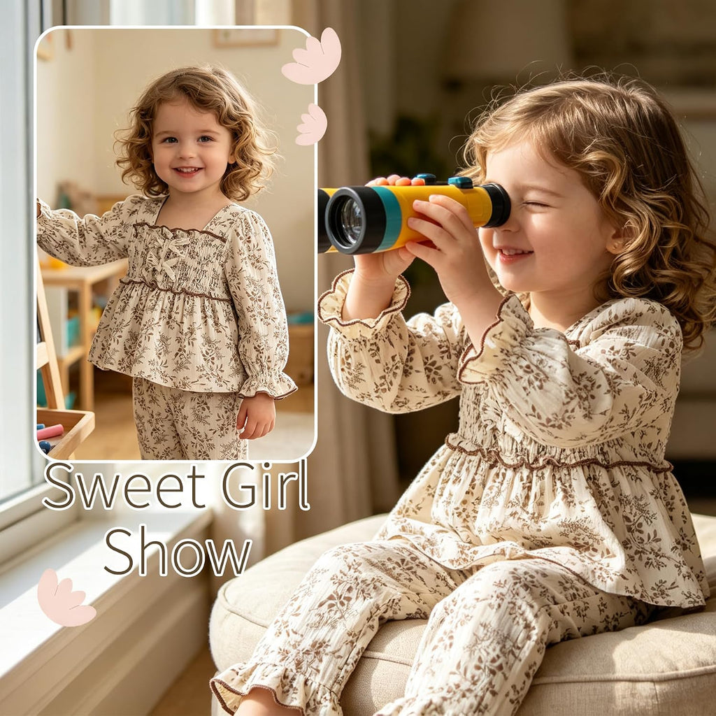 Baby Girl Fall Clothes Toddler Winter Ruffle Tops Pants Outfit