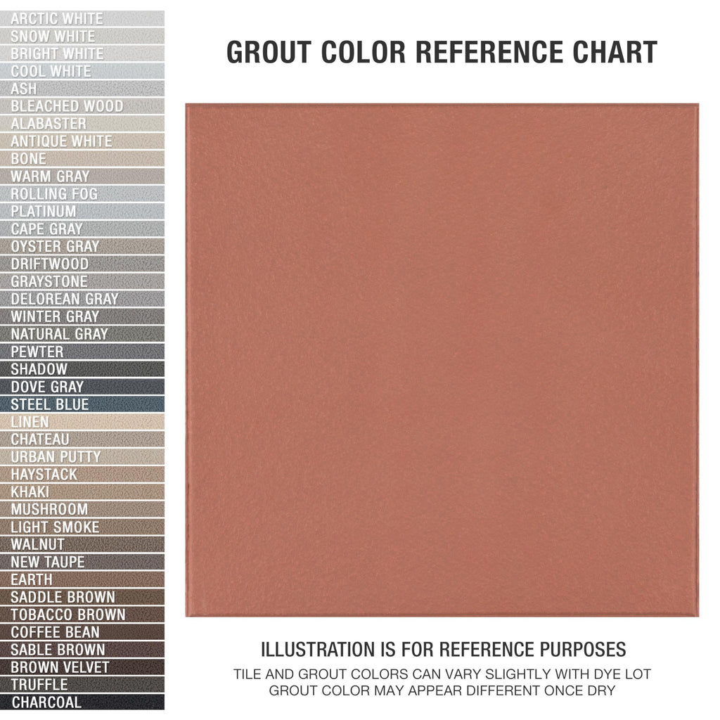 Quarry Red 7-3/4" x 7-3/4" Ceramic Quarry Floor and Wall Tile