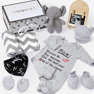 Baby Shower Gifts for Boys Baby Boy Gifts Newborn Basket with Sonogram Picture