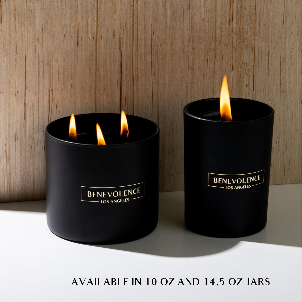Premium Black Berries Large 3-Wick Scented Candle - 45-Hour Burn - Luxury Natural Soy Candle - Aromatherapy & Room