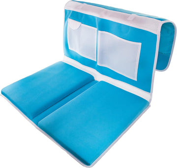 Bath Kneeler Pad & Elbow Armrest Mat for Bathtub - Baby Bath Kneeling Pad For Moms - Foldable Non Slip Safety