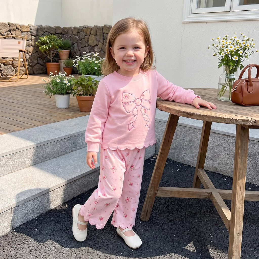Toddler Baby Girl Clothes 6 9 12 18 Sweatshirt Pants Sets