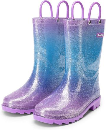Kids Glitter Rain Boots