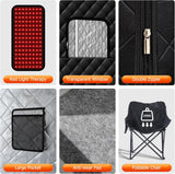 Portable Infrared Sauna with 600nm Red Light, Personal Sauna Spa with Remote Control and Large Foldable Chair