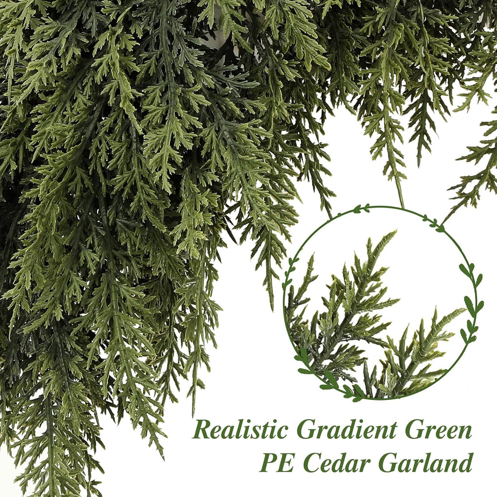 Encrypting Real Touch &Full Cedar Garland