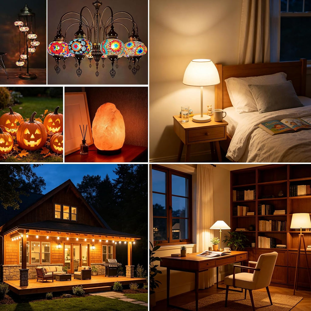 E12 C7 Salt Himalayan Lamp Bulbs, 2W C7 LED Night Light Bulb