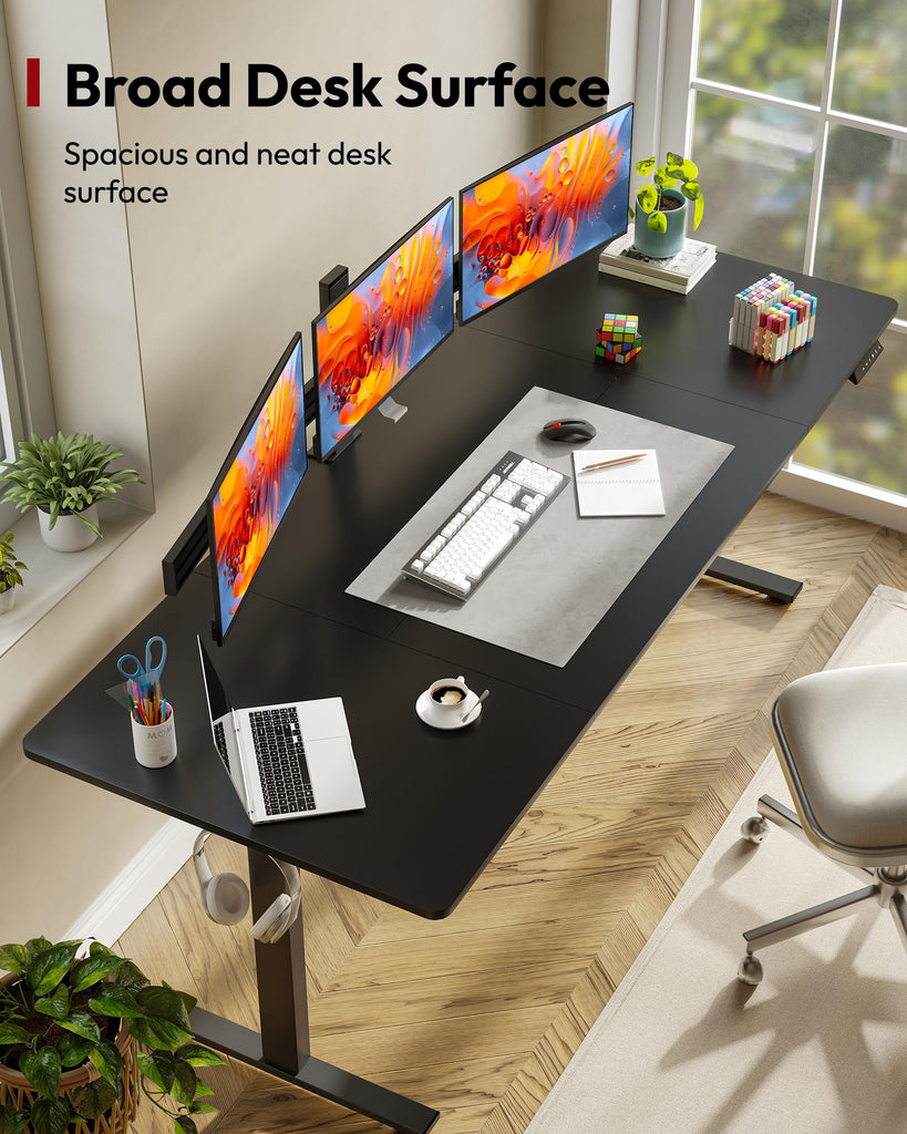 79''x32'' Large Electric Computer Height Adjustable Standing Desk