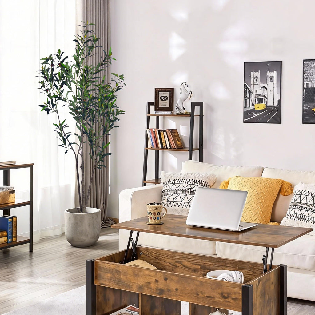 Artificial Olive Tree 5ft Fake Plants Lush Leaves Aesthetic Decor