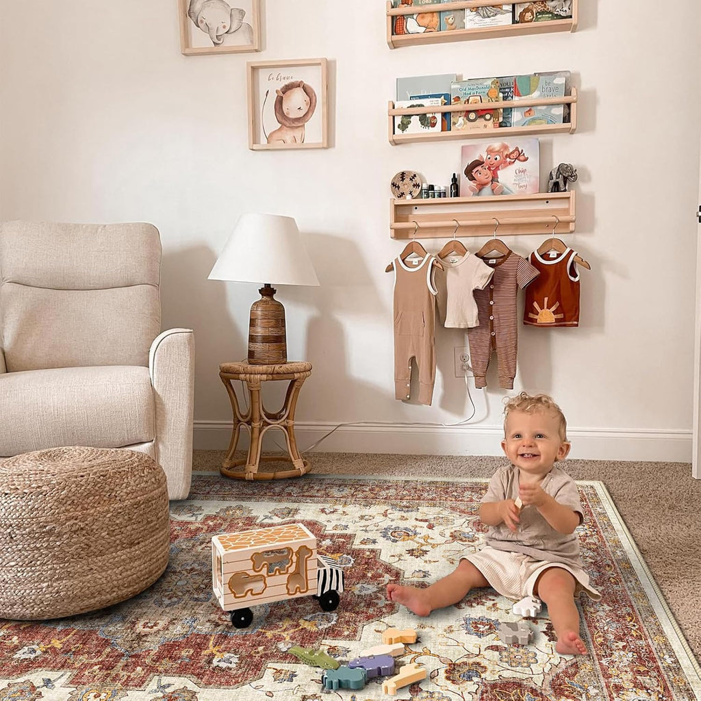 Washable Oriental Area Rug - 9x12 Rugs