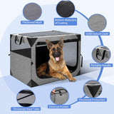 Dog Crate,36x25x25 Inch Large Dog Crate for Large or Medium Dogs, Portable and Foldable Design of Dog Cage