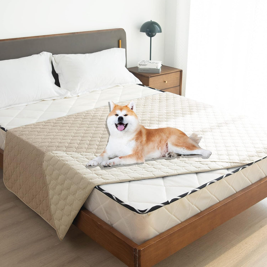 Waterproof Pet Blanket for Bed, Washable Couch Cover for Dog Cat